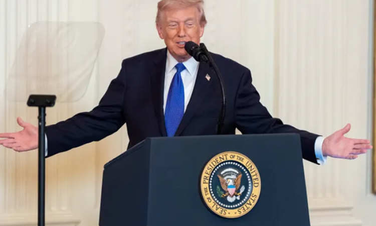 ඉරාන පාලනය ඉලක්ක කරගනිමින් ට්‍රම්ප්ගෙන් දැඩි ප්‍රකාශයක්